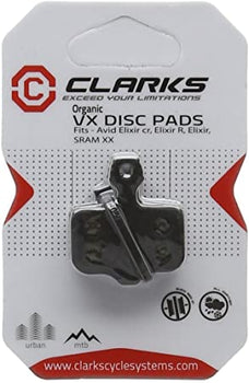 Clarks Disc Brake Pad Organic For Avid Elixir
