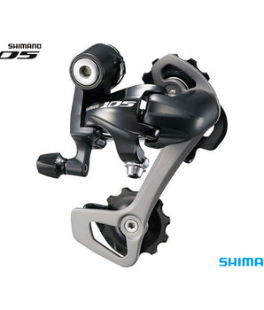 Shimano 105 RD-5701 Triple Black 30T Compatible or 32T Double 10-Speed Rear Derailleur