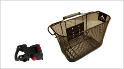 Front Mesh Basket (medium) Angle Adjustable Basket (With Handle and Quick Release)