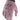 A photo of the pink full finger Fox Ranger gloves, with a black Fox logo on the back of the palms, and a pink Fox at the wrists.