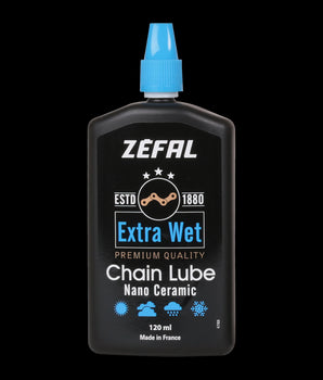 Zefal Premium Extra Wet Chain Lube - Nano Ceramic -  120ml